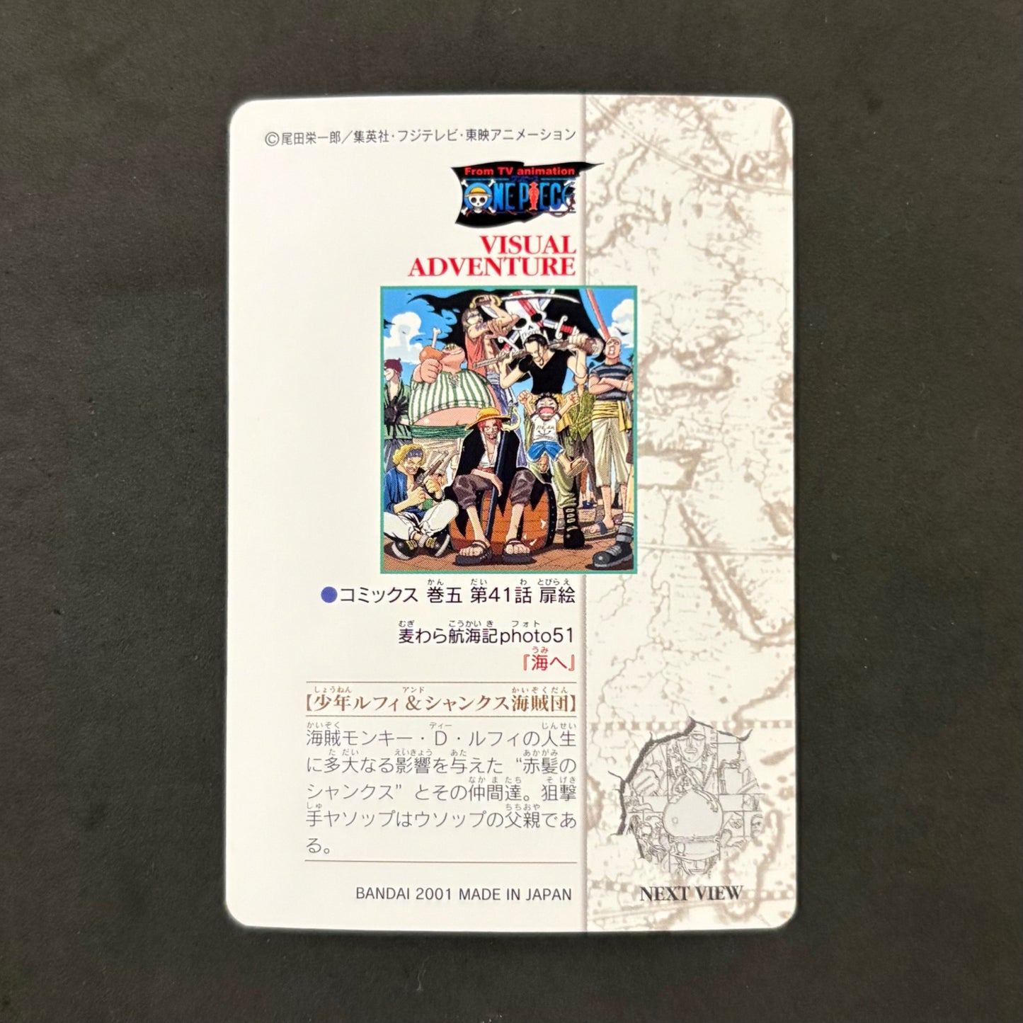 ワンピース ビジュアルアドベンチャー 87 麦わら航海記photo51 「海へ」 1枚まとめ売り
