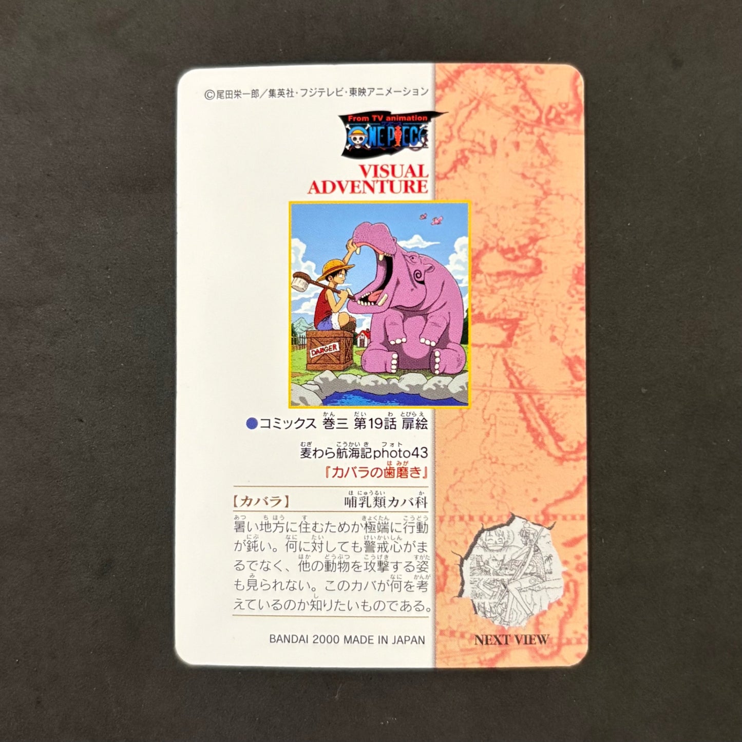 ワンピース ビジュアルアドベンチャー　57 麦わら航海記photo43 「カバラの歯磨き」　1枚まとめ売り