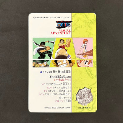 ワンピース ビジュアルアドベンチャー　18 麦わら航海記photo18 「STAD BY!!!」　1枚まとめ売り